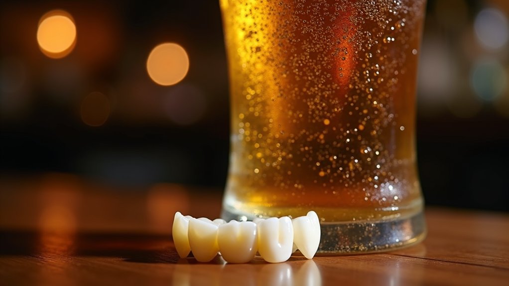 beer may harm teeth