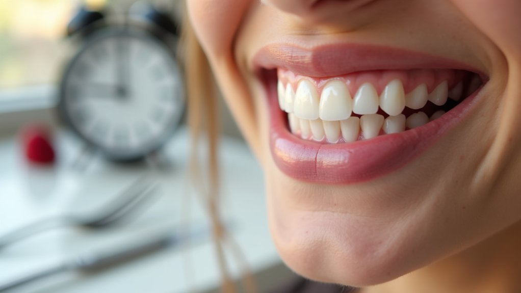 fluoride duration on teeth