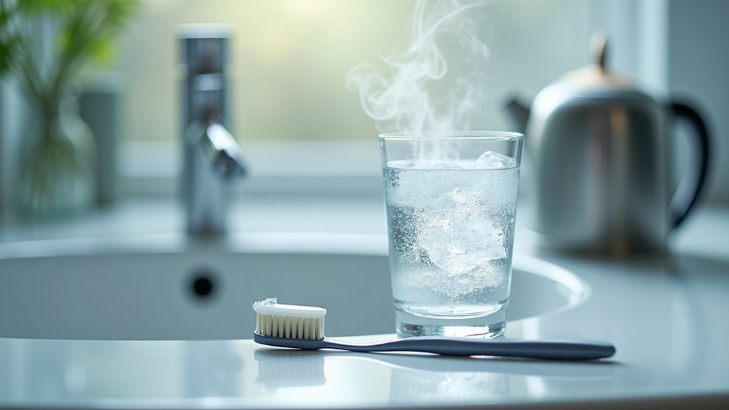 water temperature for brushing